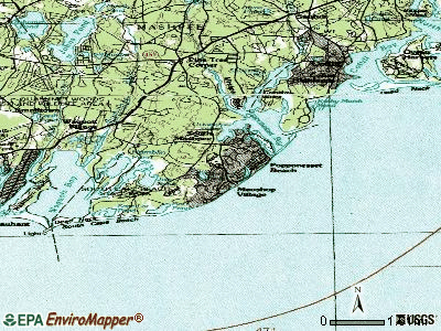 New Seabury topographic map