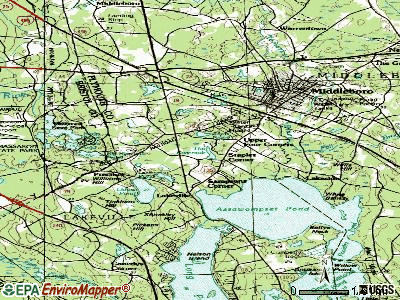North Lakeville topographic map