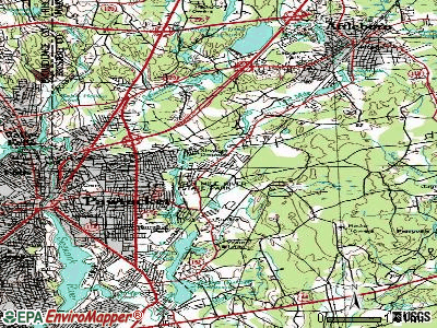 North Seekonk topographic map