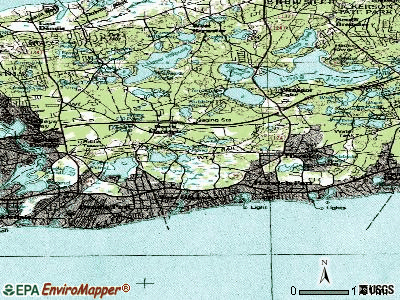 Northwest Harwich topographic map