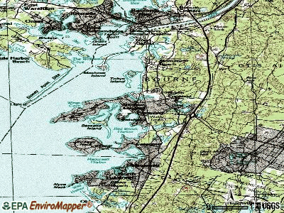 Pocasset topographic map