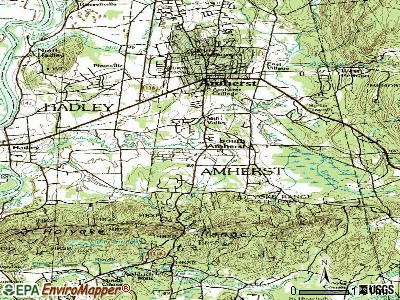 South Amherst topographic map 2011