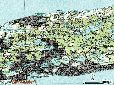 South Dennis topographic map