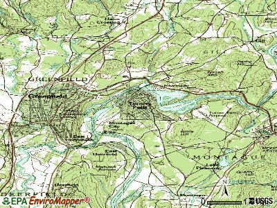 Turners Falls topographic map