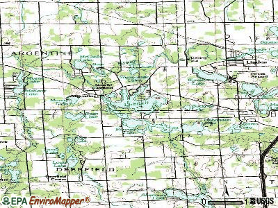 Argentine topographic map