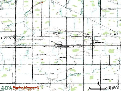Breckenridge topographic map