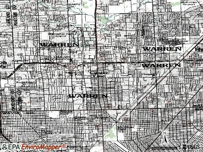 Center Line topographic map