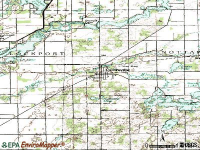 Centreville topographic map