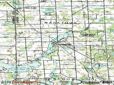 Columbiaville topographic map