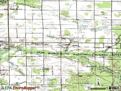 Custer topographic map