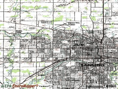 Edgemont Park topographic map