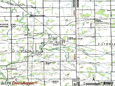 Elsie topographic map