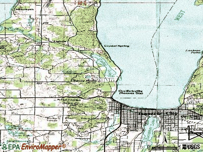 Greilickville topographic map