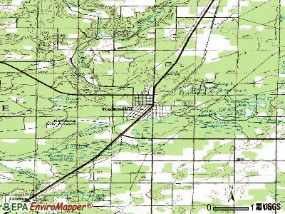 kalkaska michigan map county mi maps