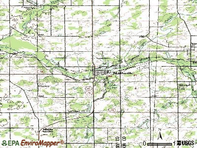 Nashville topographic map