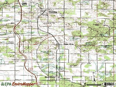 New Era topographic map