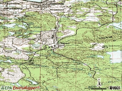 Palmer topographic map