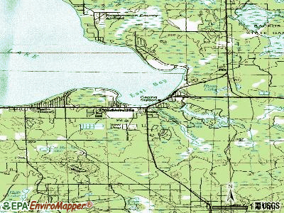 Prudenville topographic map