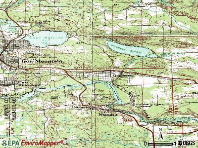 Quinnesec topographic map
