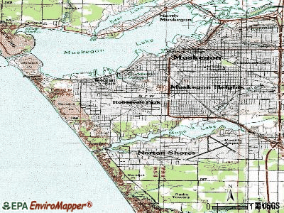 Roosevelt Park topographic map