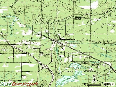 Roscommon topographic map