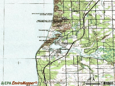 Saugatuck topographic map