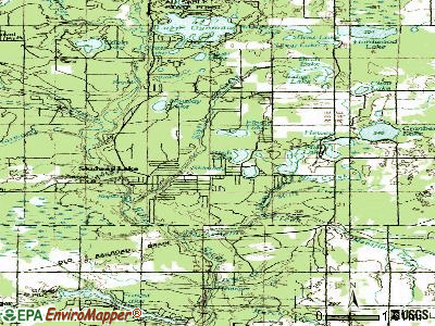Skidway Lake topographic map