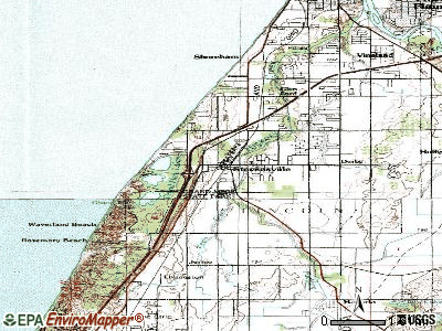 Stevensville topographic map