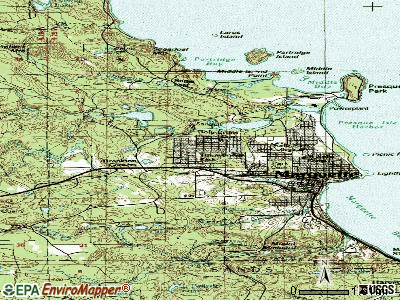 Trowbridge Park topographic map