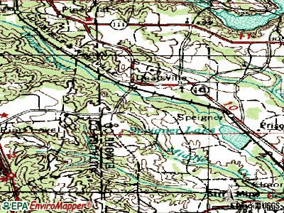 Deatsville topographic map
