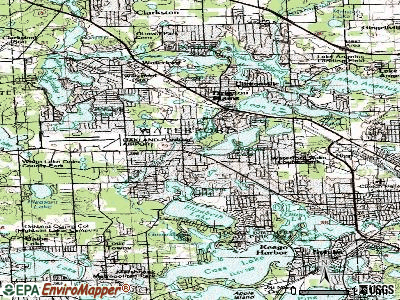 Watervliet topographic map