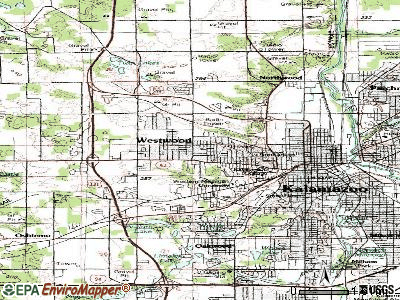 Westwood topographic map