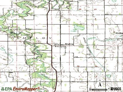 Amboy topographic map