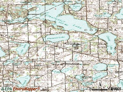 Annandale topographic map