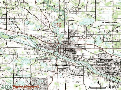 Anoka topographic map