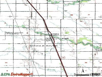 Argyle topographic map