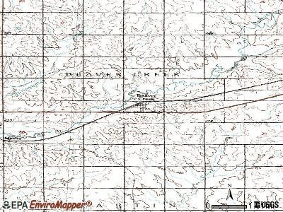 Beaver Creek topographic map