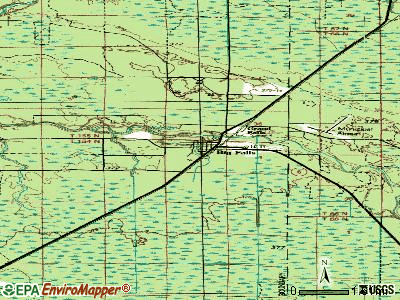 Big Falls topographic map
