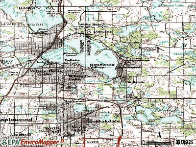 Birchwood Village topographic map