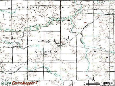 Bricelyn topographic map