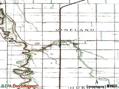 Climax topographic map