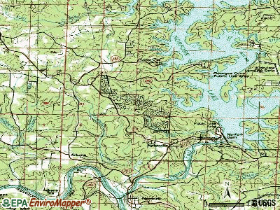 Briarcliff topographic map