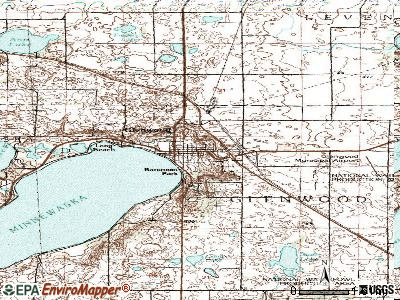 Glenwood topographic map