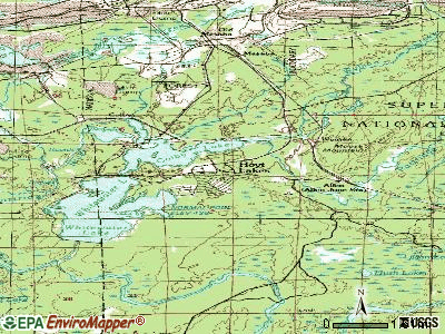 Hoyt Lakes topographic map