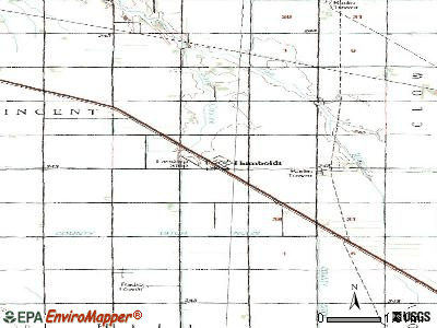 Humboldt topographic map