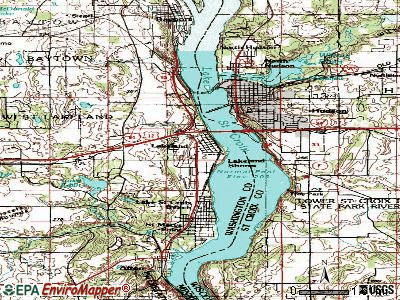 Lakeland topographic map
