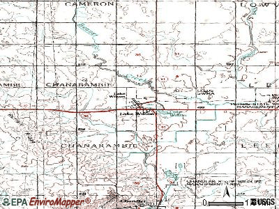 Lake Wilson topographic map