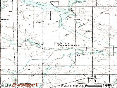 La Salle topographic map
