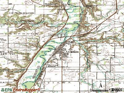 Le Sueur topographic map