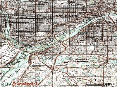 Lilydale topographic map